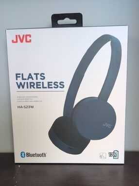 JVC Flats Wireless Over-Ear Headphones - Black